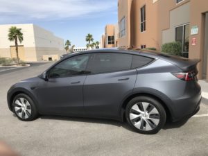 2020 Tesla Model Y Side View