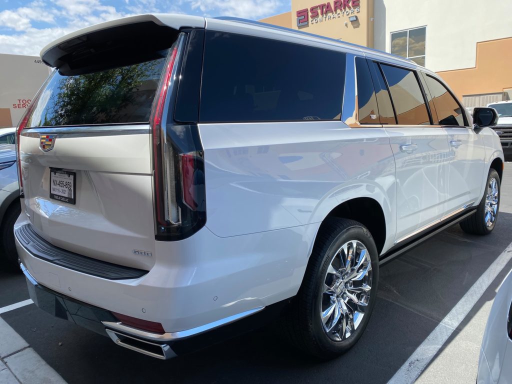 2021 Cadillac Escalade PRIME XR PLUS ceramic window tint