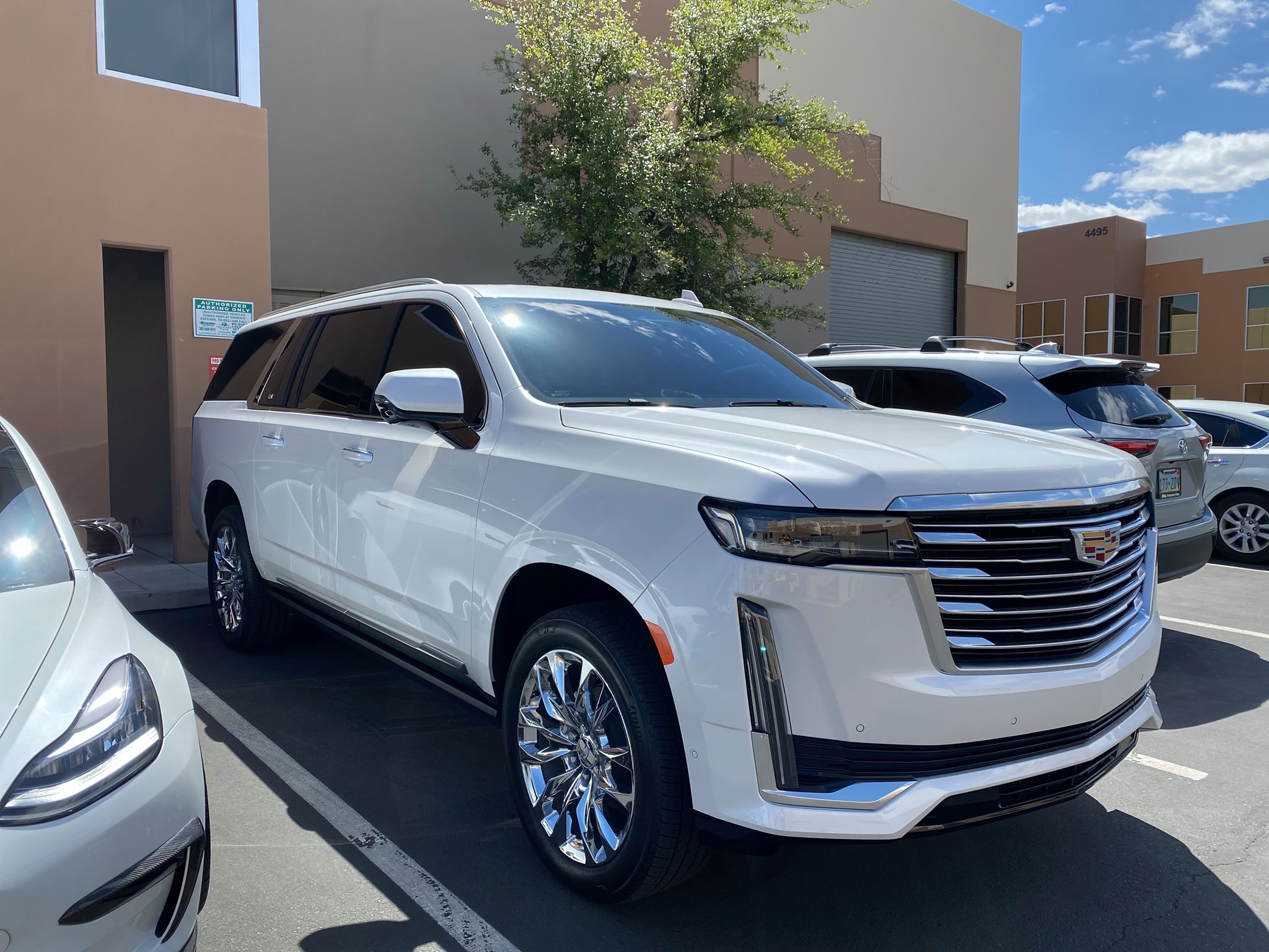 2021 Cadillac Escalade PRIME XR PLUS ceramic window tint