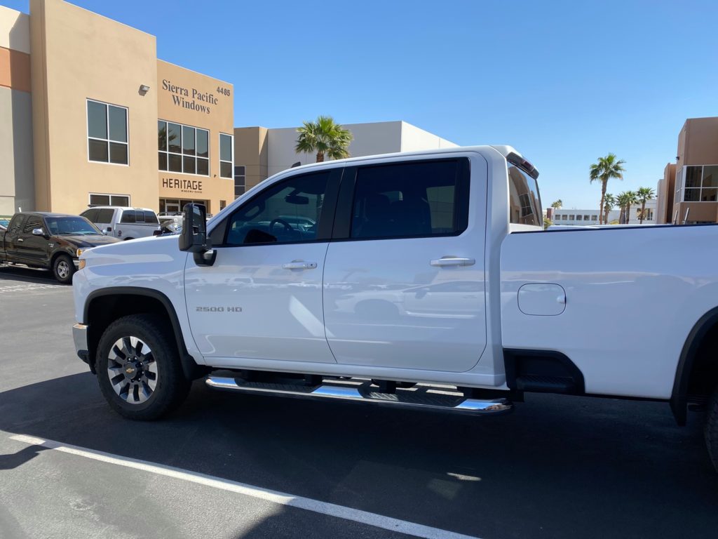 2021 Chevrolet Silverado 2500 HD prime xr ceramic window tint