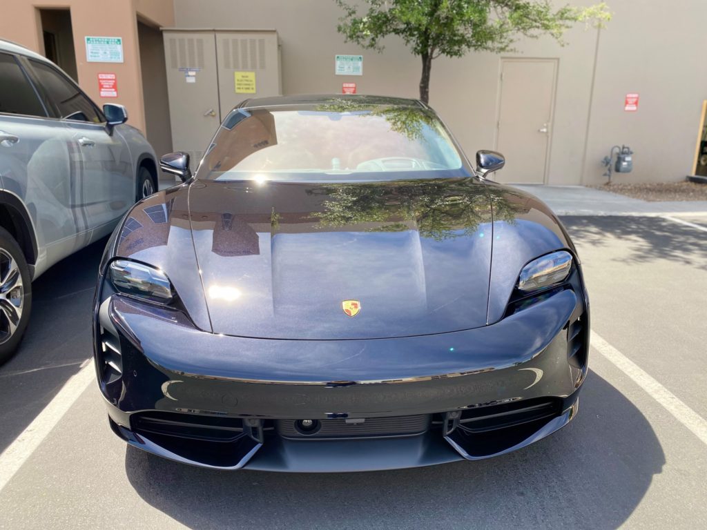 2021 Porsche Taycan clear bra pff fusion plus ceramic coating prime xr