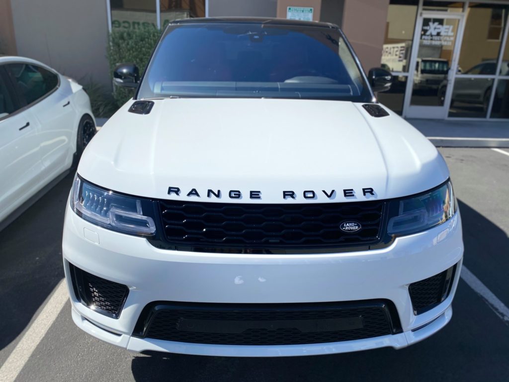 2021 Land Rover Range Rover ULTIMATE PLUS partial front paint protection wrap