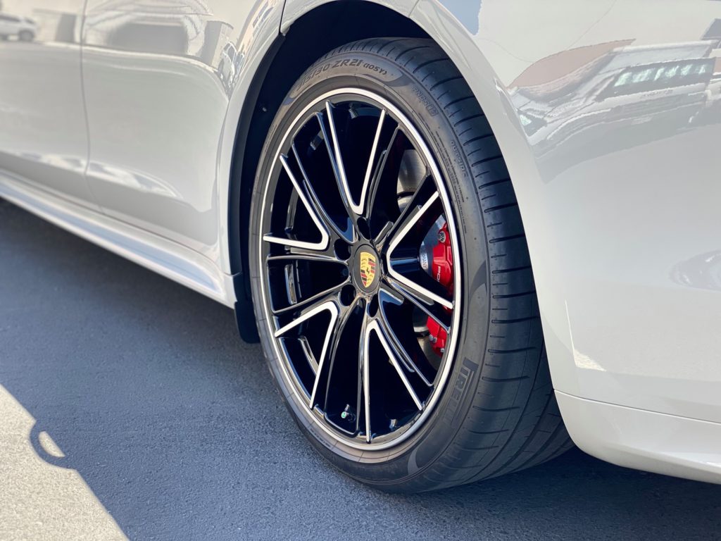 white 2018 porsche panamera full fusion plus ceramic coating