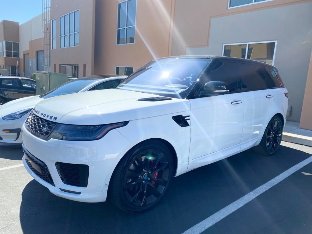 2021 Land Rover Range Rover ULTIMATE PLUS partial front paint protection wrap