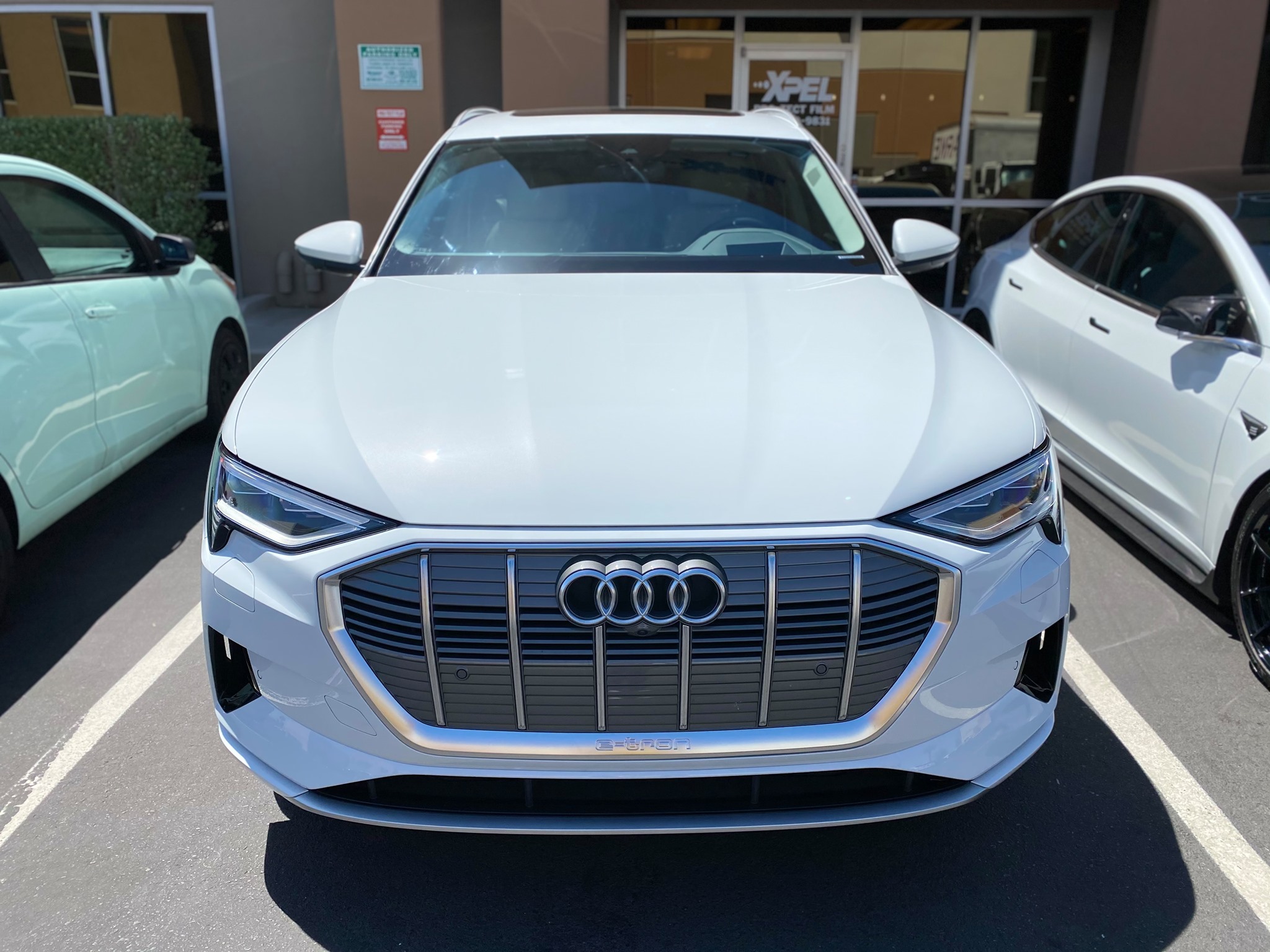 2021 Audi E Tron ultimate plus paint protection partial front