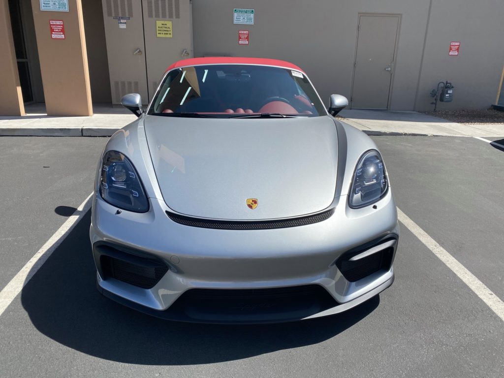 2021 Porsche Boxster 718 xpel ultimate plus paint protection full front