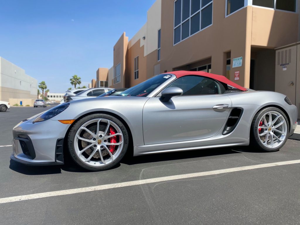 2021 Porsche Boxster 718 xpel ultimate plus paint protection full front