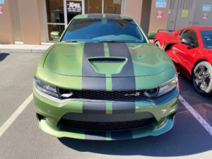 2021 Dodge Charger Scat Pack partial front ULTIMATE PLUS paint protection wrap