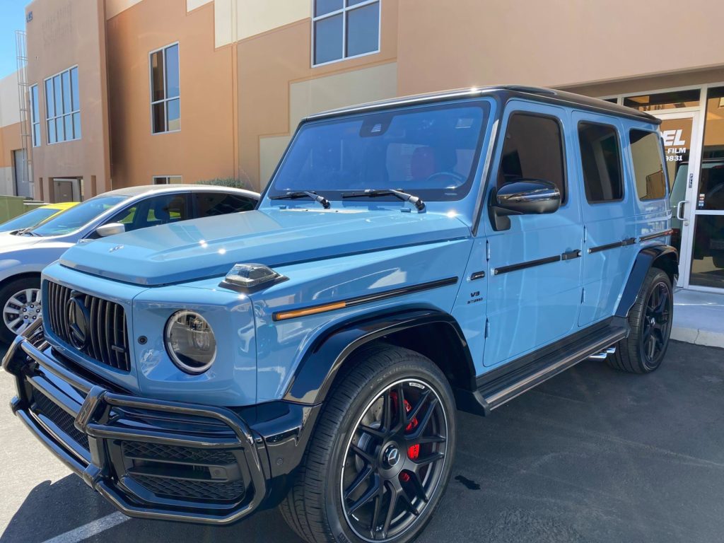 2021 Mercedes Benz G63 full front ultimate plus paint protection film