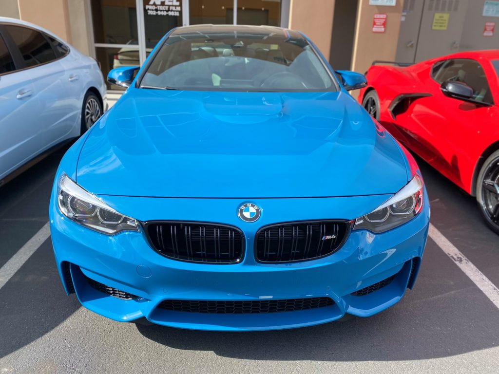 2020 BMW M4 full front ultimate plus paint protection film