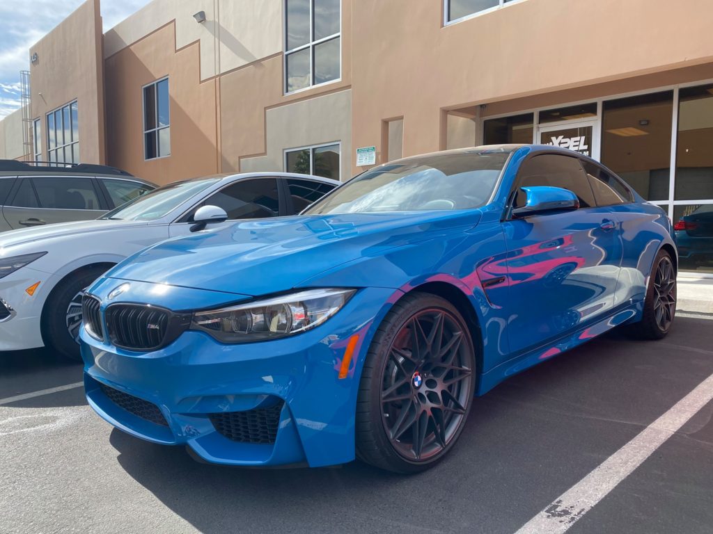 2020 BMW M4 full front ultimate plus paint protection film