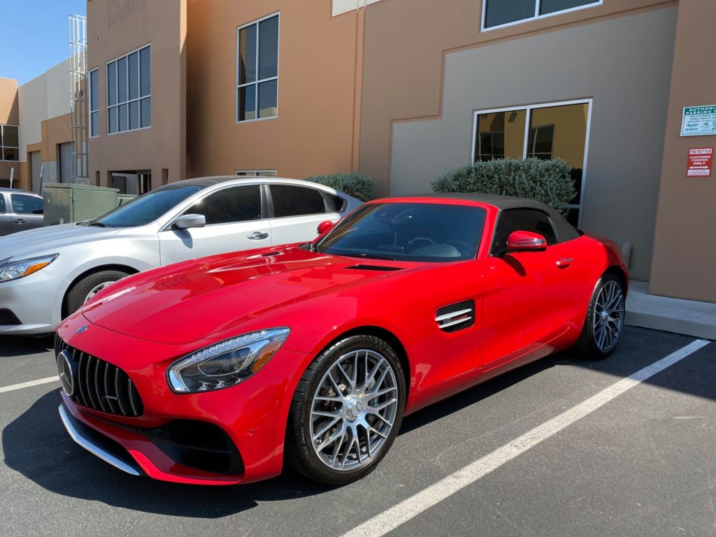 2018 Mercedes Benz AMG GT full front ultimate plus paint protection film