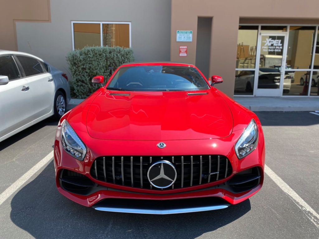2018 Mercedes Benz AMG GT full front ultimate plus paint protection film