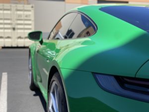 2021 Porsche 911 python green prime xr plus window tint