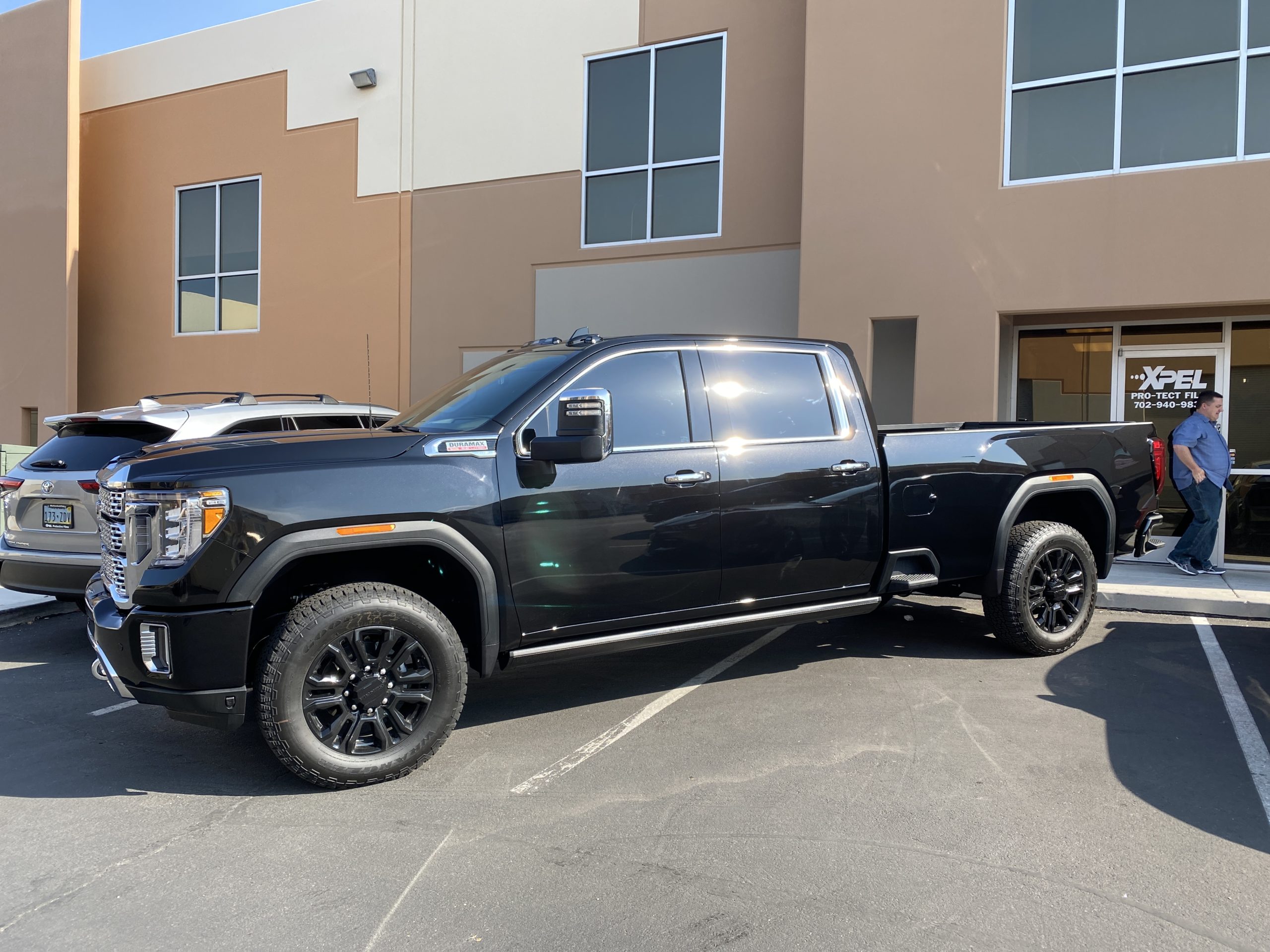 2021 GMC sierra duramax full ultimate plus ppf and prime xr plus tint