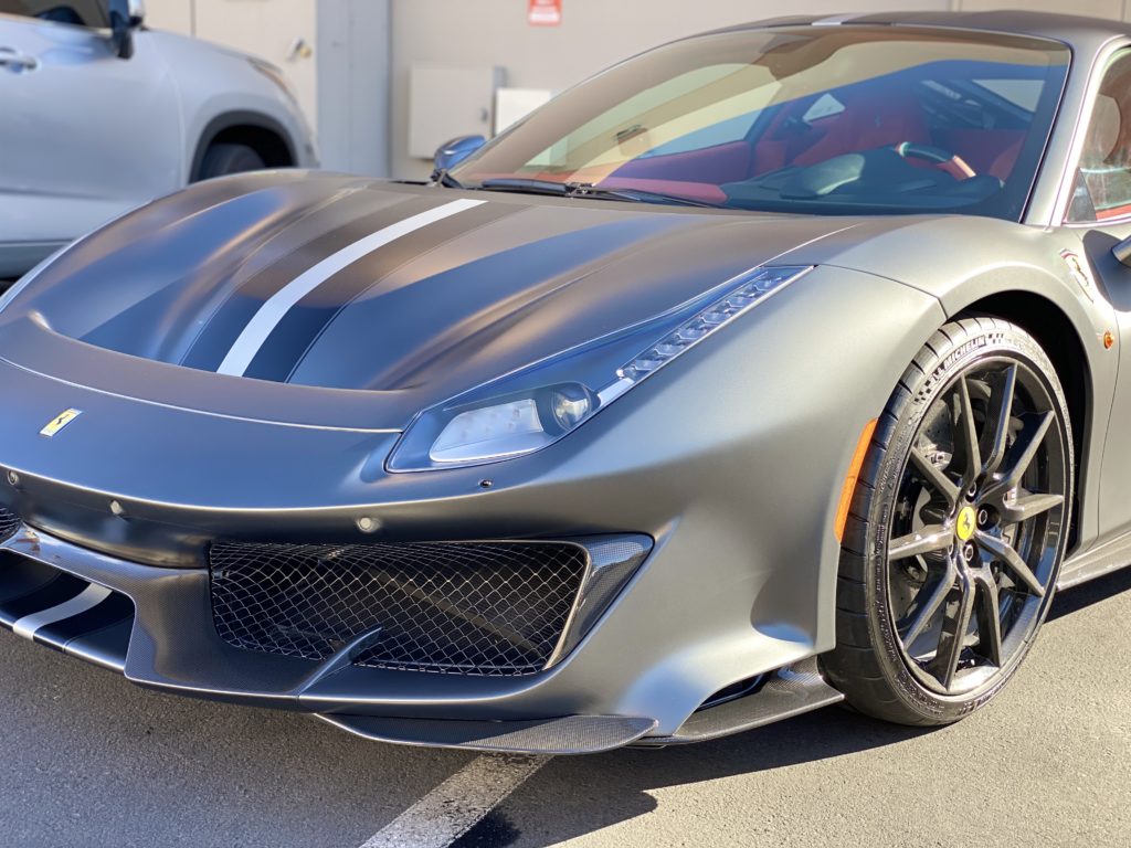 2020 Ferrari 488 Pista stealth full wrap ppf