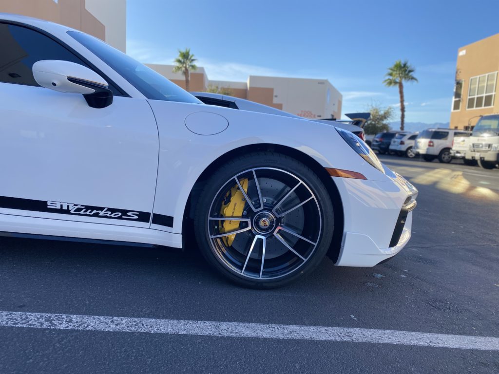 2022 porsche 911 turbo S full front ultimate plus ppf all glass prime xr plus window tint