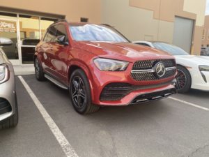 2022 Mercedes-Benz GLE350 full front ULTIMATE PLUS Paint Protection Film wrap.