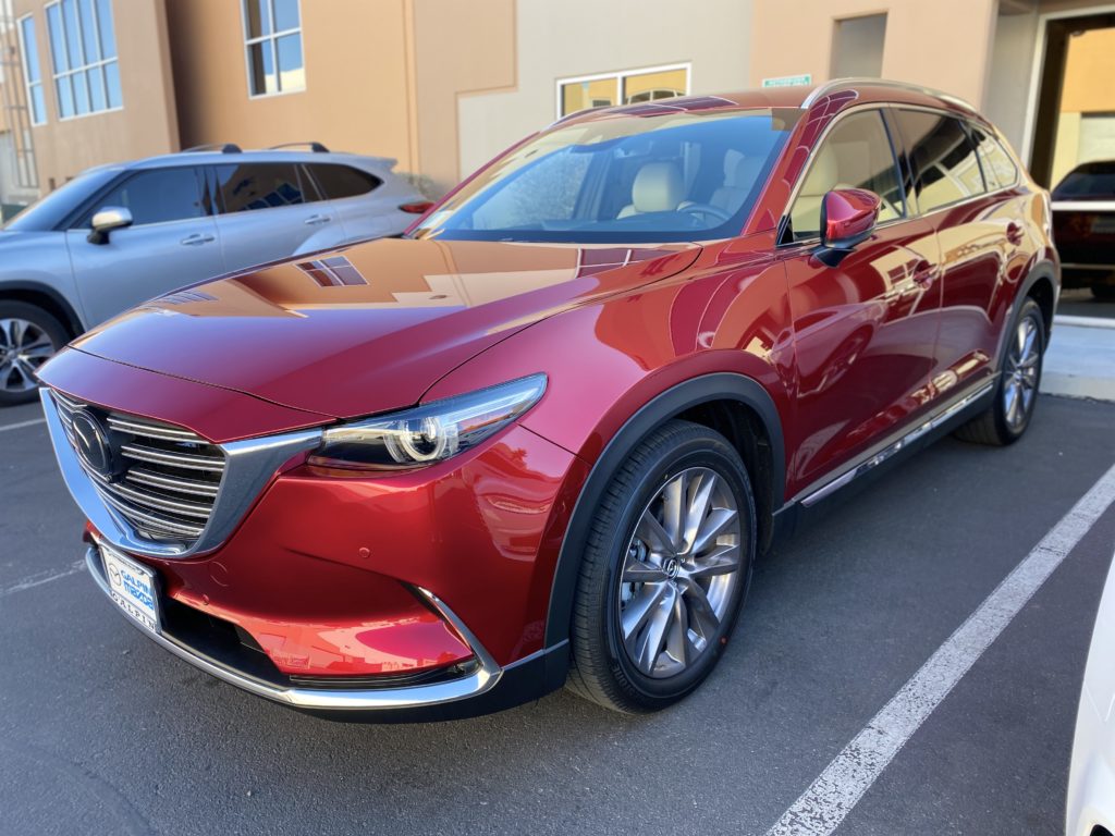 2022 mazda cx9 partial front ultimate plus ppf