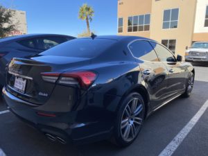 2022 Maserati Ghibli prime xr plus window tint all glass partial front ultimate plus ppf