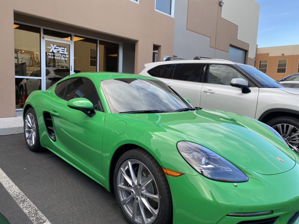 2022 Porsche 718 Cayman prime xr plus window tint