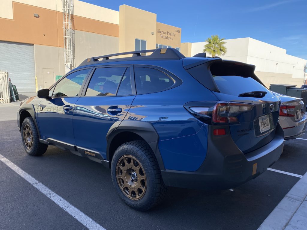 2022 subaru outback wilderness full front ultimate plus ppf and prime xr plus window tint