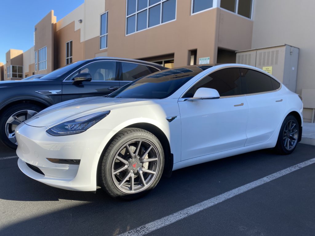 2022 Tesla model 3 full front ultimate plus ppf and prime xr plus window tint