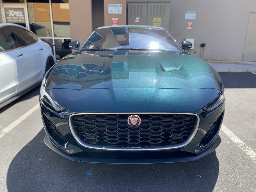 2022 jaguar f-type full front ultimate plus ppf