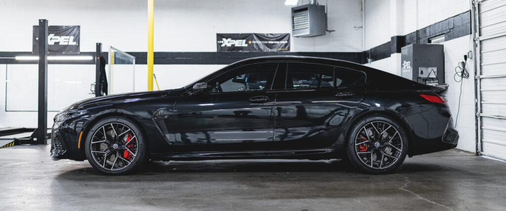 2023 BMW M8 protected with XPEL ppf and ceramic coating